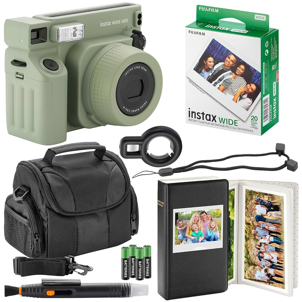 Amazon.com : Fujifilm Instax Wide 400 Instant Camera +